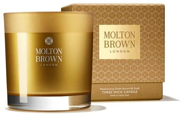 „Molton Brown“ užburianti „Oudh Accord“ ir aukso kvapioji žvakė, 480 g