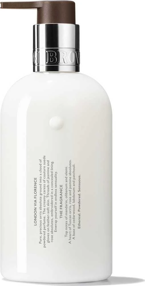 Molton Brown Suede Orris maitininantis Losjonas kūnui, 300 ml