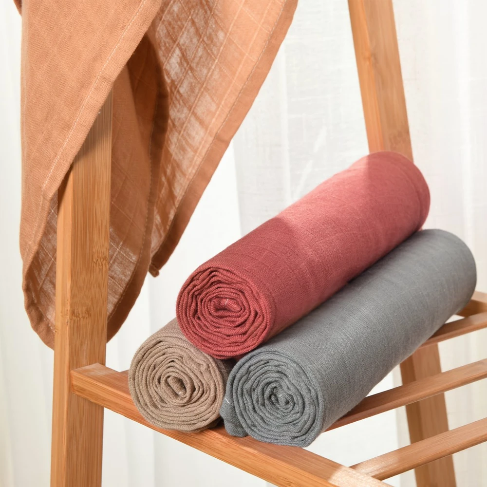 Momcozy 4 kūdikių antklodžių pakuotė, vystyklai, 47 x 47 colių