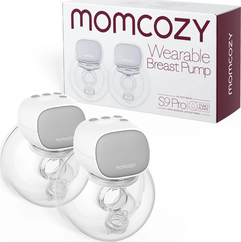 Dvigubas nešiojamas belaidis pientraukis Momcozy S9 Pro