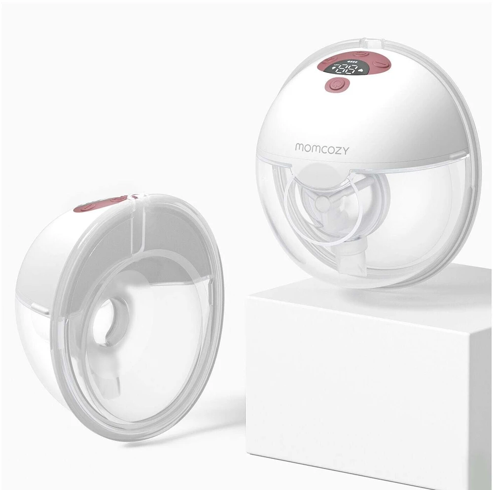 Momcozy M5 krūties pompa su programėlės valdymu – dvigubas rinkinys Raudona