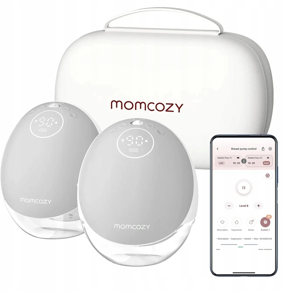 MOMCOZY DVIGUBAS NEŠIOJAMAS BELAIDIS PIENTRAUKIS M9, PILKAS