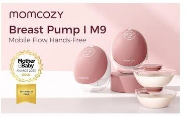 Momcozy - Pientraukis belaidis M9 (komplektas 2 vnt) - Raudona (BP225-NR71BA-A)