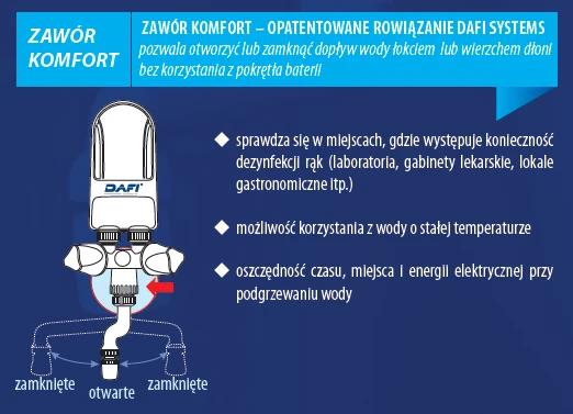 Dafi POZ03131 vandens šildytuvas