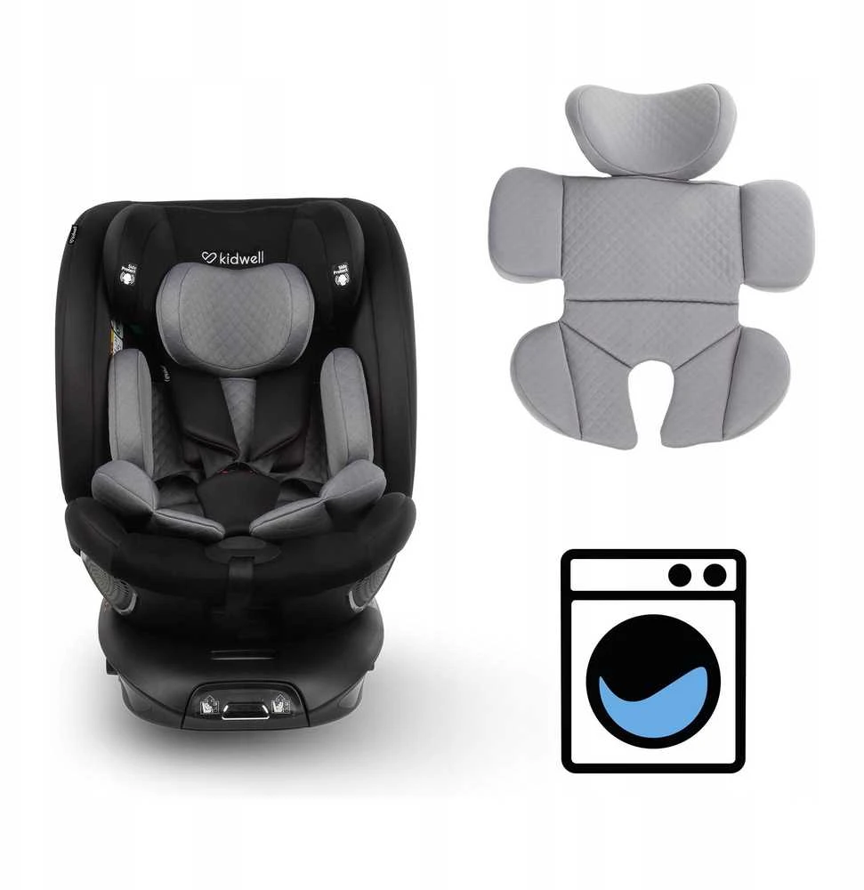 Automobilinė kėdutė MoMi Automobilinė kėdutė GOCAR od 40 do 135 cm Juodas Pilkas 5906601700699