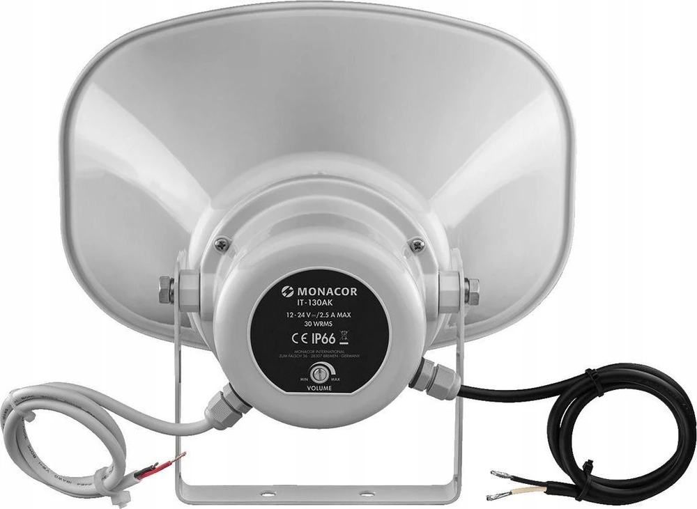 Carruzzo ACTIVE HORN SPEAKER MONACOR IT-130-AK 30W PLUG-IN VERSION