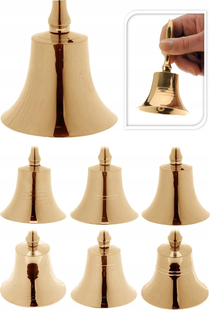 Mondex Christmas decoration Bell A98021220. 11 cm. auksinė.