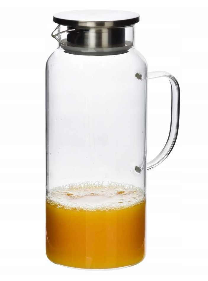 Mondex MODERNUS VIRTUVĖS Ąsotis su dangteliu iš borosilikatinio stiklo 1,9 l 8 x 10,5 x 25,5 cm