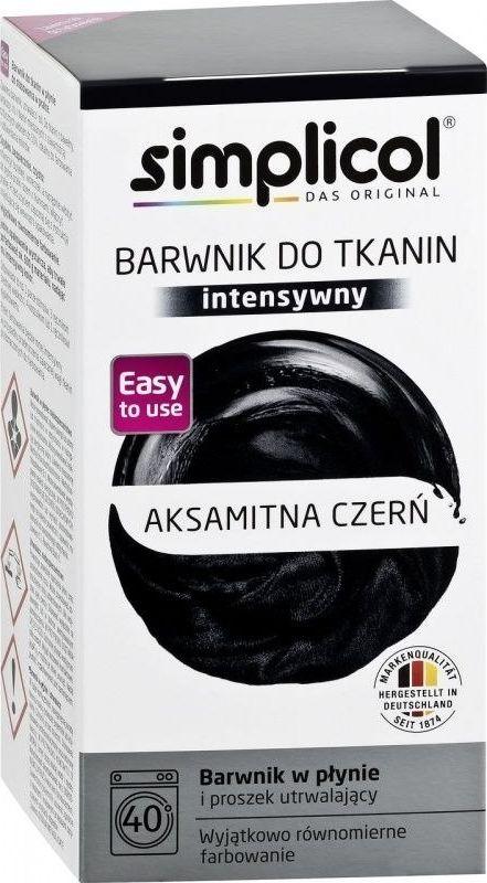 Audinių dažai Simplicol Intensiv Ascamite, aksominės juodos spalvos, 560 g