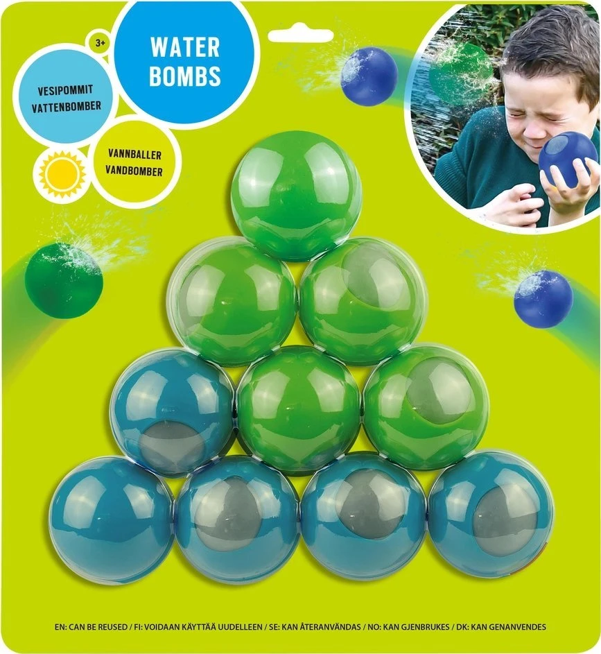 Moneual SPRING SUMMER Reusable Vanduo Bombs 10-Pack