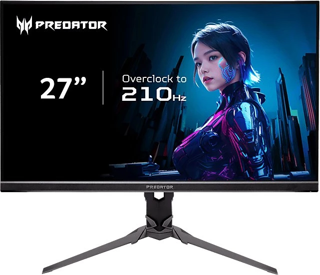 „Acer“ 27 colių IPS 2560X1440 plokščiaekranis TFT monitorius, 210Hz DP 144Hz HD