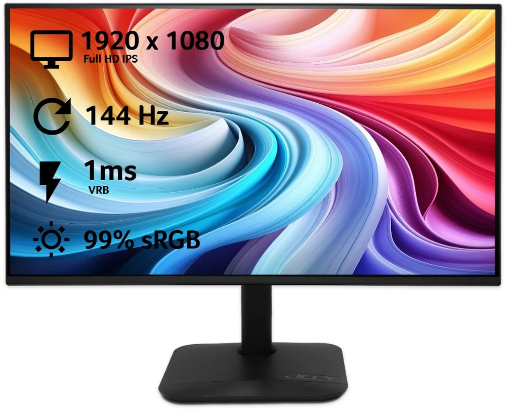 Monitorius ACER KA242YP6BIP 23.8IN - 1920X1080 HDMI DP Juodas
