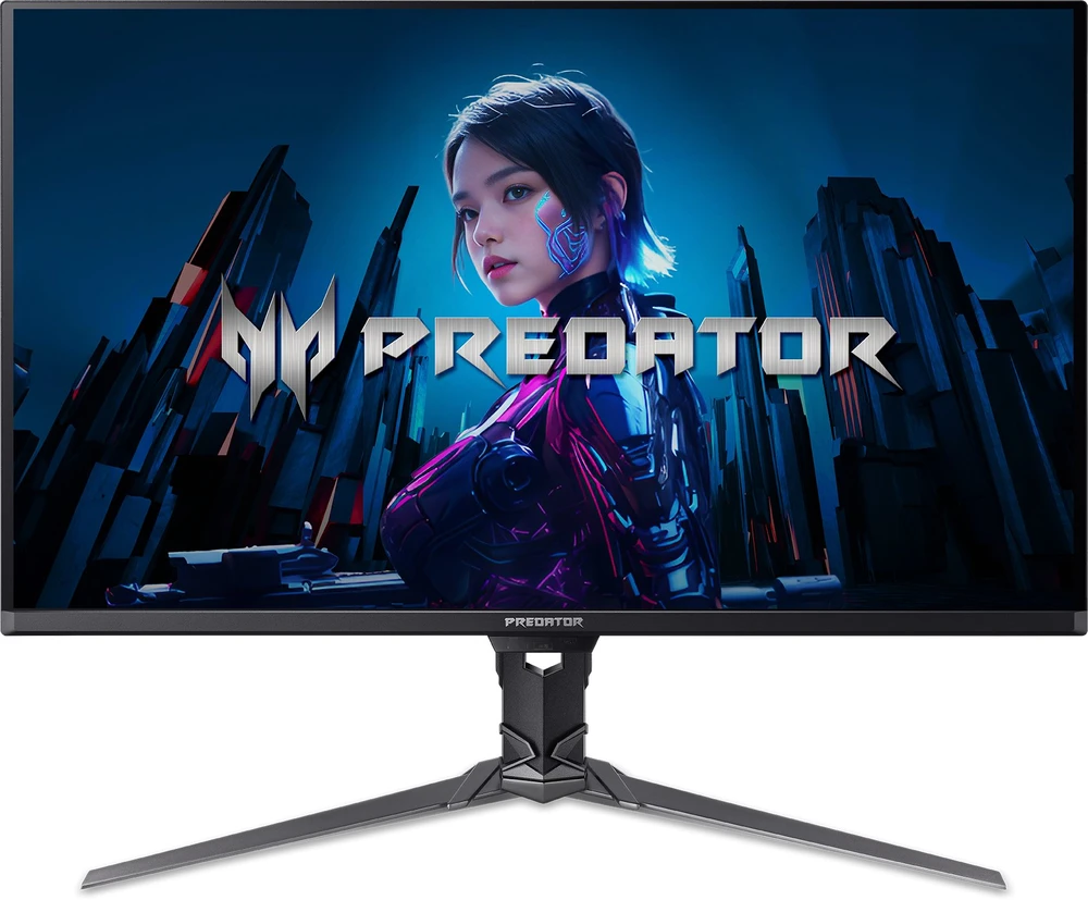 Monitorius „Acer Predator X32X5bmiiphuzx“ – 240 Hz | 4K | QD OLED | 31,5 colio | HDMI 2.1 | DP 1.4 | USB-C | HDR500