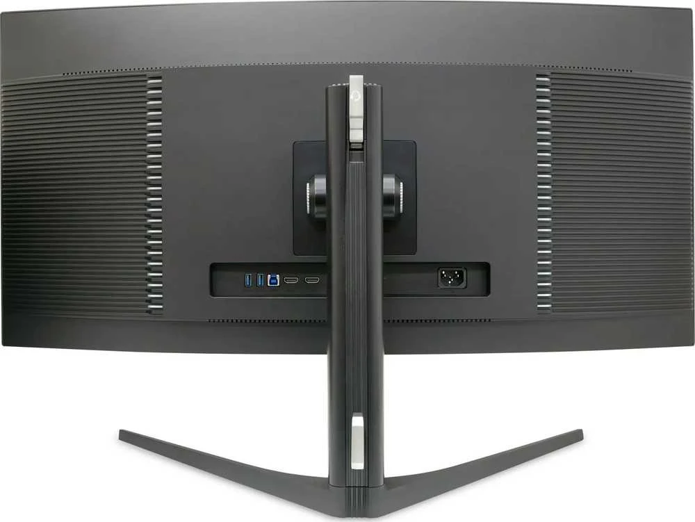 Monitorius „ACER Predator X34Vbmiiphuzx“ 34 colių WQHD OLED lenktas 1800R 175Hz 21:9 1000 nitų 0,03 ms 2xHDMI DP C tipo garso išvestis USB šakotuvas „True Juodas“