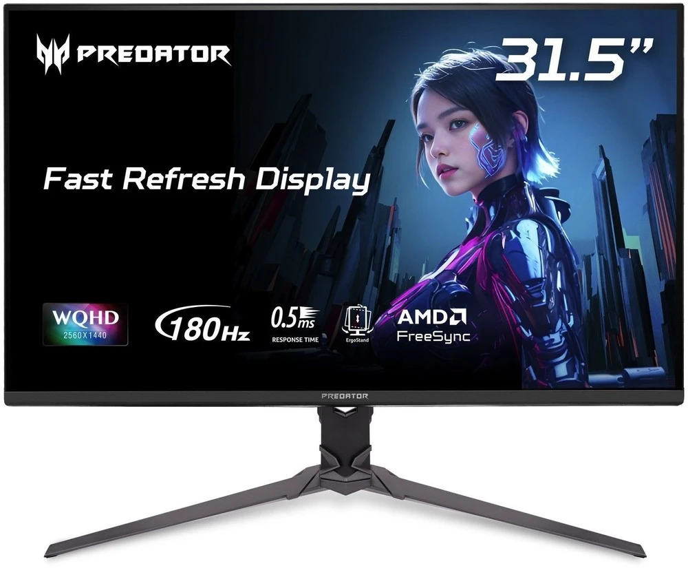 Monitorius Acer „Predator XB323QUPbmiiprx“ – 180 Hz | QHD | IPS | 0,5 ms