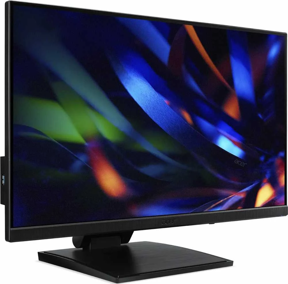 Monitorius „Acer UT241YABMIHUZX“ – 23,8 colio | IPS | FHD | 10 taškų lietimui jautrus ekranas | USB-C 90 W | „Pivot“