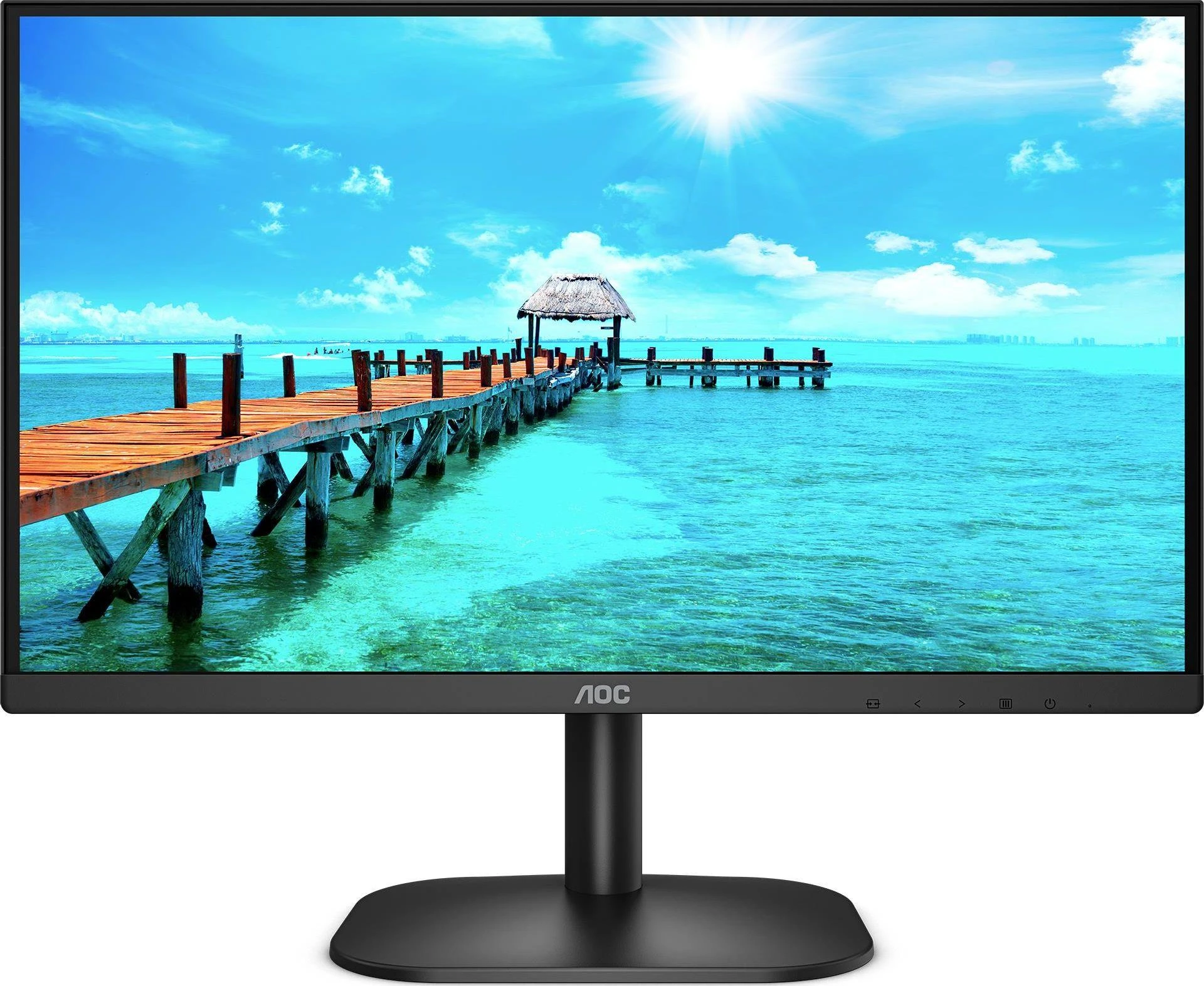 Monitorius AOC 24B2XDM 23,8 colio VA FHD 1920x1080 16:9 75Hz 4ms 250cd/m2 3000:1 D-Sub DVI