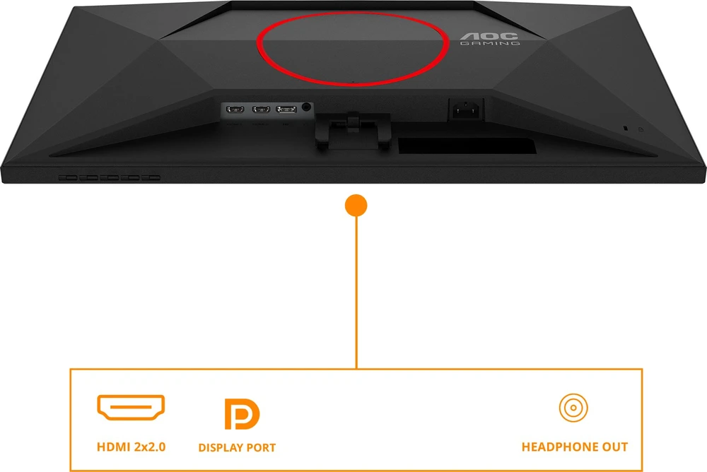 AOC G4 27G4ZREP computer monitorius 68.6 cm (27") 1920 x 1080 pikselių Full HD LCD Juodas, Raudona