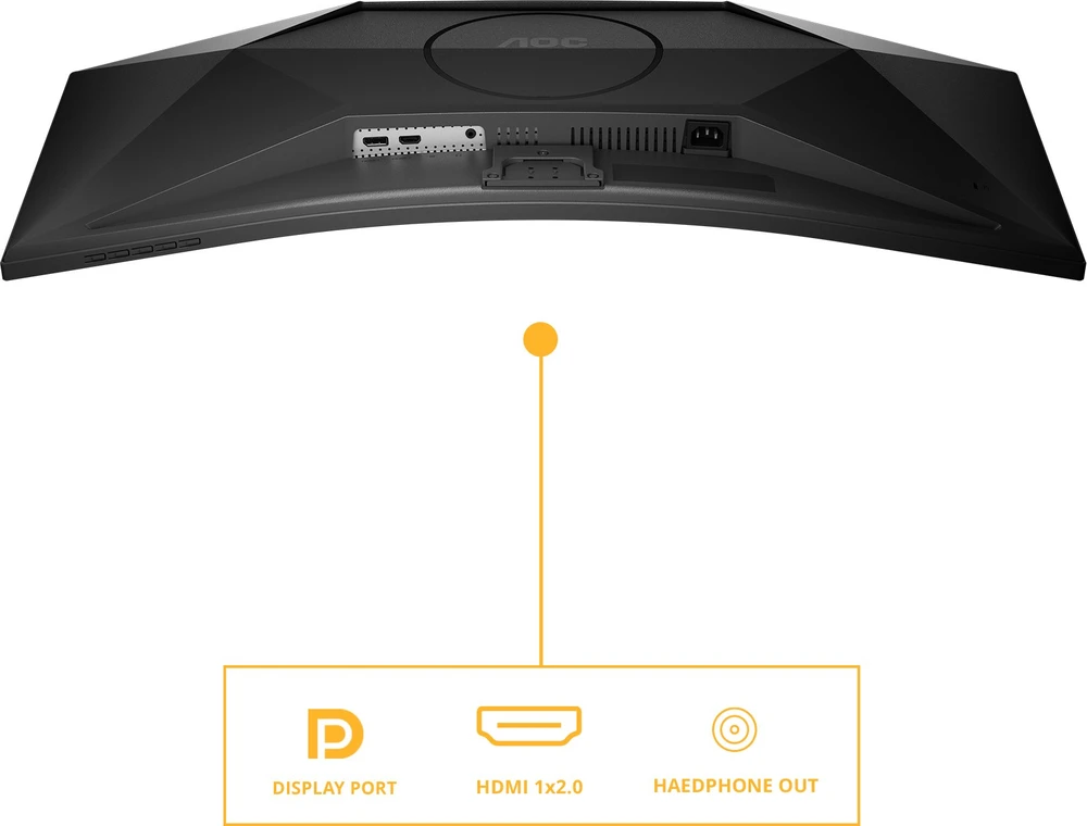 Monitorius AOC 86,3cm (34) CU34B3E 21:09 HDMI+DP Curved juodas
