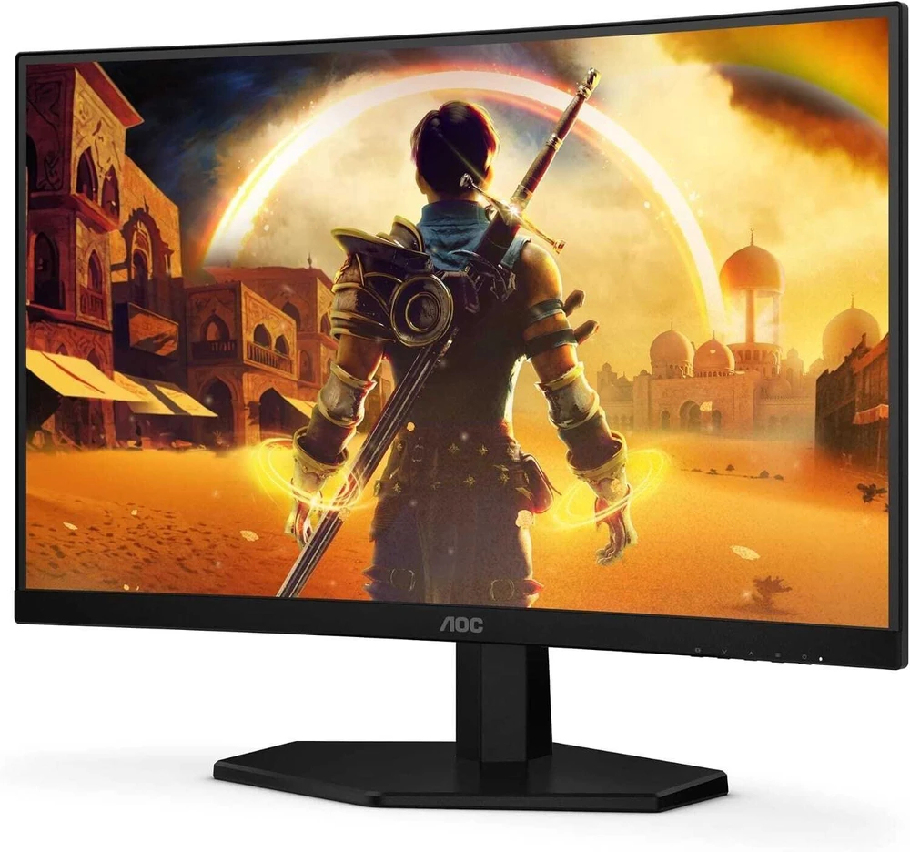 Žaidimų monitorius AOC C24G42FE, 23.6" Full HD (1920x1080) lenktas VA, 180Hz, 1ms, HDR10, Adaptive Sync