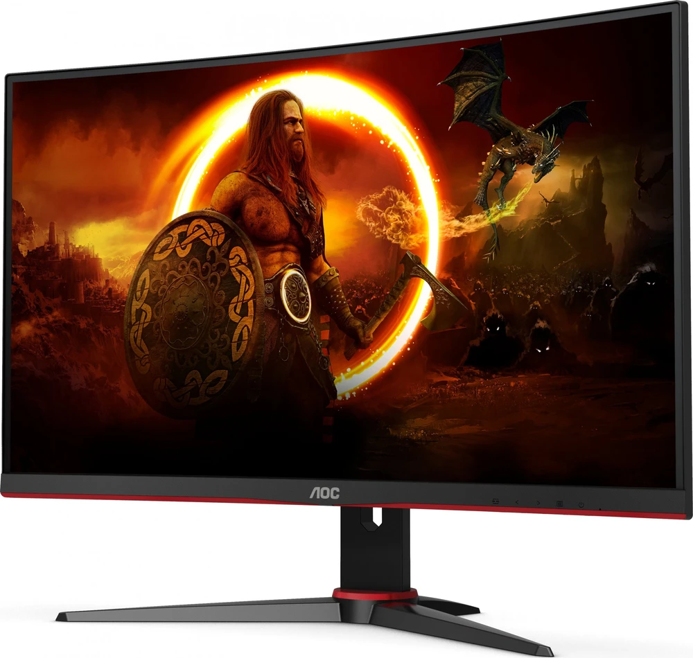 Monitorius AOC C27G2E/BK, 27'', VA, 1920 x 1080, 165 Hz, 1 ms