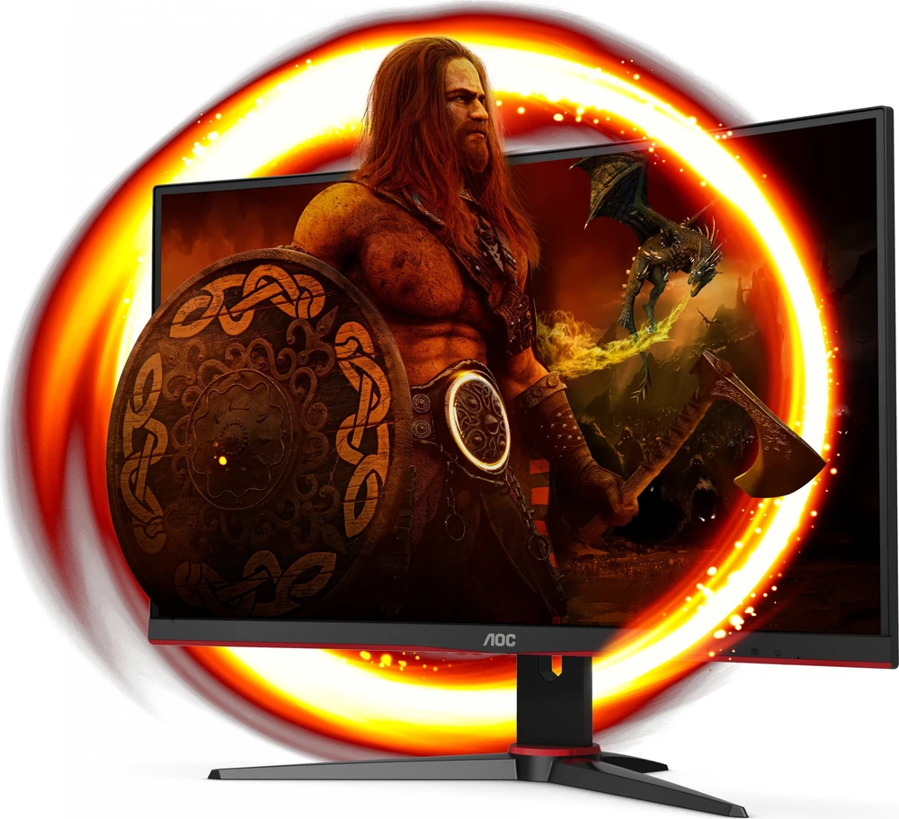 Monitorius AOC C27G2E/BK, 27'', VA, 1920 x 1080, 165 Hz, 1 ms