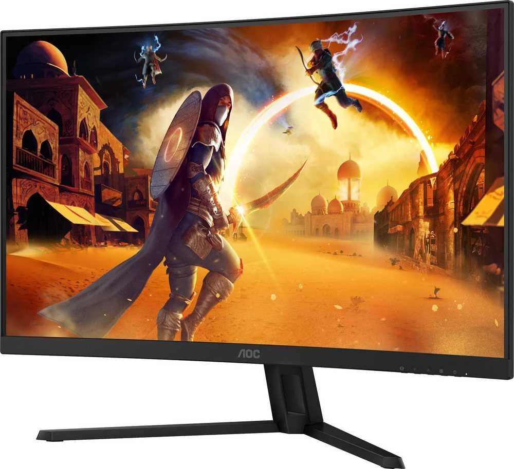 Žaidimų monitorius AOC CQ32G4VE, 31.5",Curved/ VA panel/ QHD(2560x1440), /180 Hz/ 0.5 ms, HDR10, FreeSync Premium HDMI, DisplayPort
