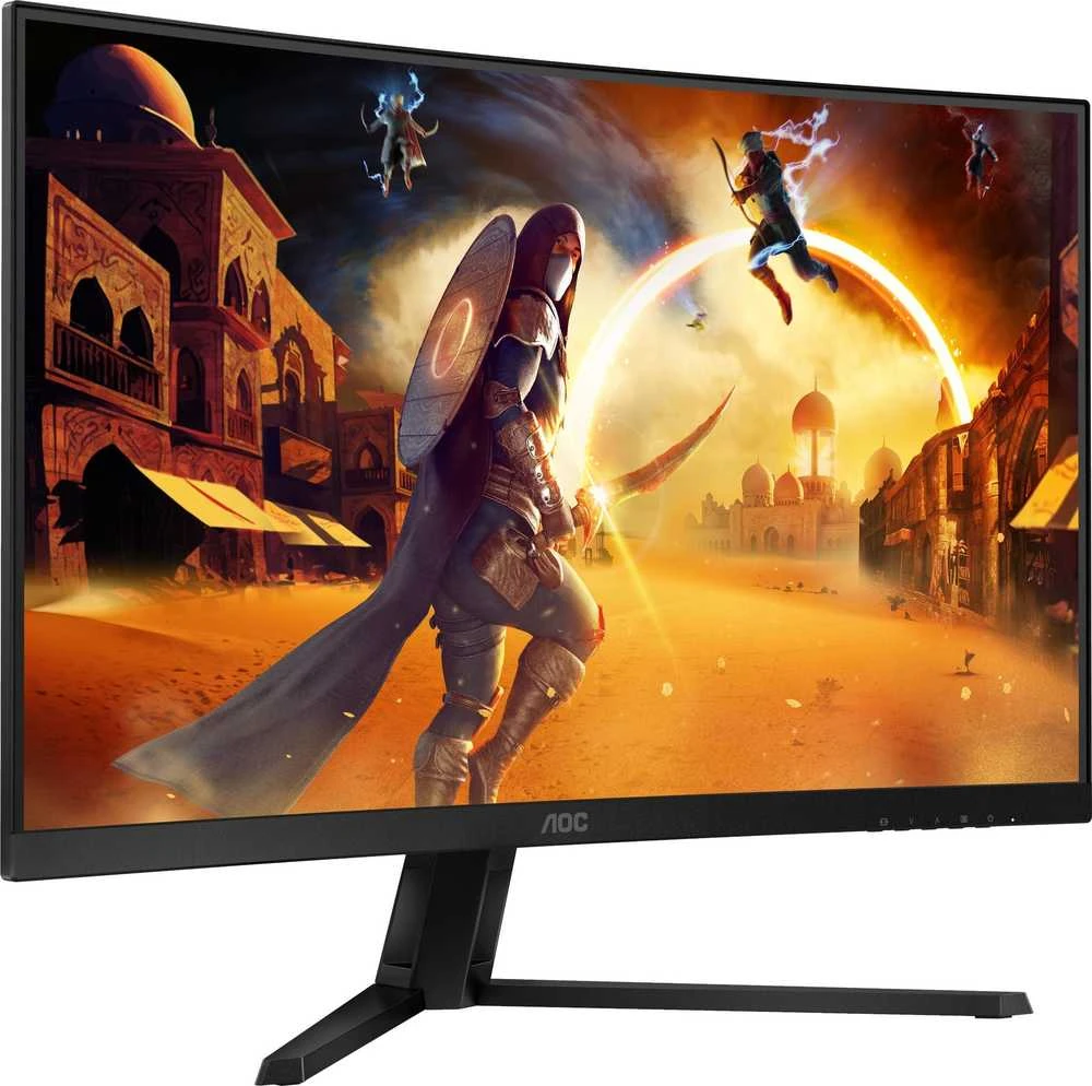 Žaidimų monitorius AOC CQ32G4VE, 31.5",Curved/ VA panel/ QHD(2560x1440), /180 Hz/ 0.5 ms, HDR10, FreeSync Premium HDMI, DisplayPort