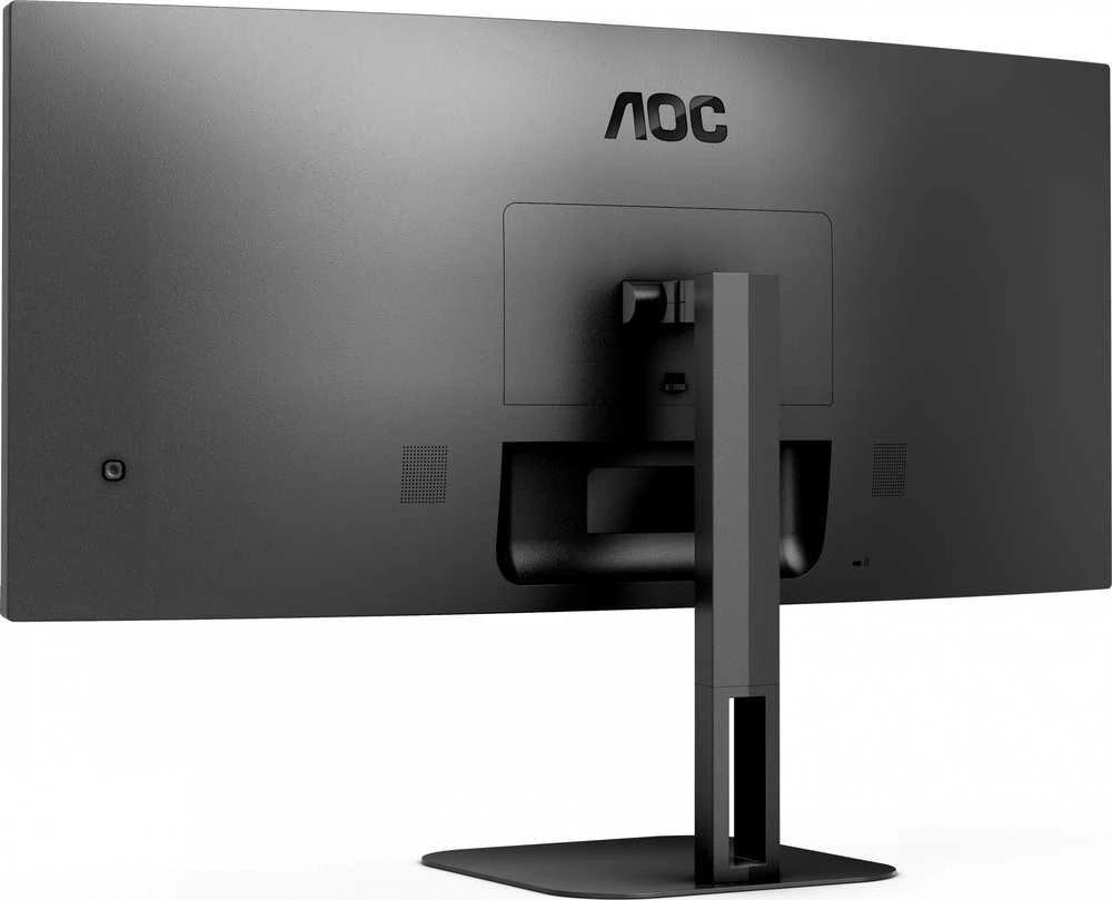 Monitorius AOC CU34V5C, 34" UWQHD (3440x1440) lenktas VA, 21:9, 100Hz, USB-C PD 65W, DP, HDMI