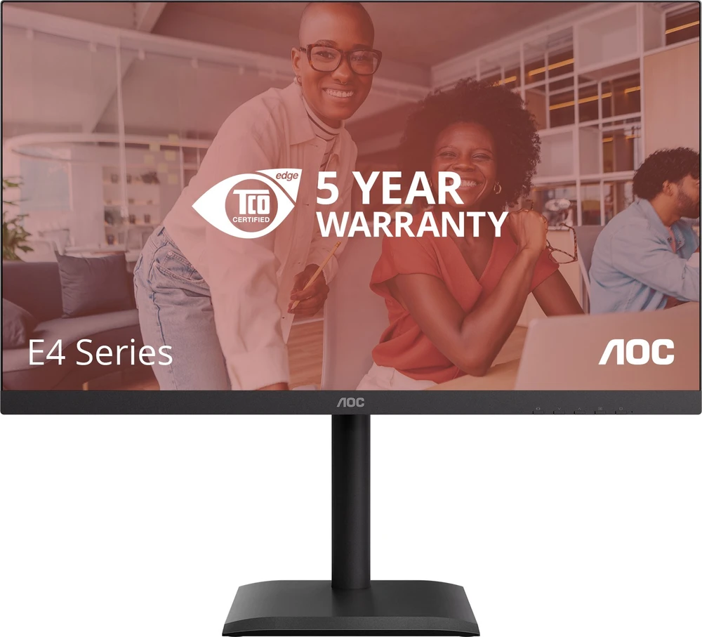Monitorius AOC | U27E4CV | 27 " | IPS | UHD | 16:9 | 60 Hz | 4 ms | 3840 x 2160 pikselių | 400 cd/m² | HDMI jungtys quantity 2 | Juodas
