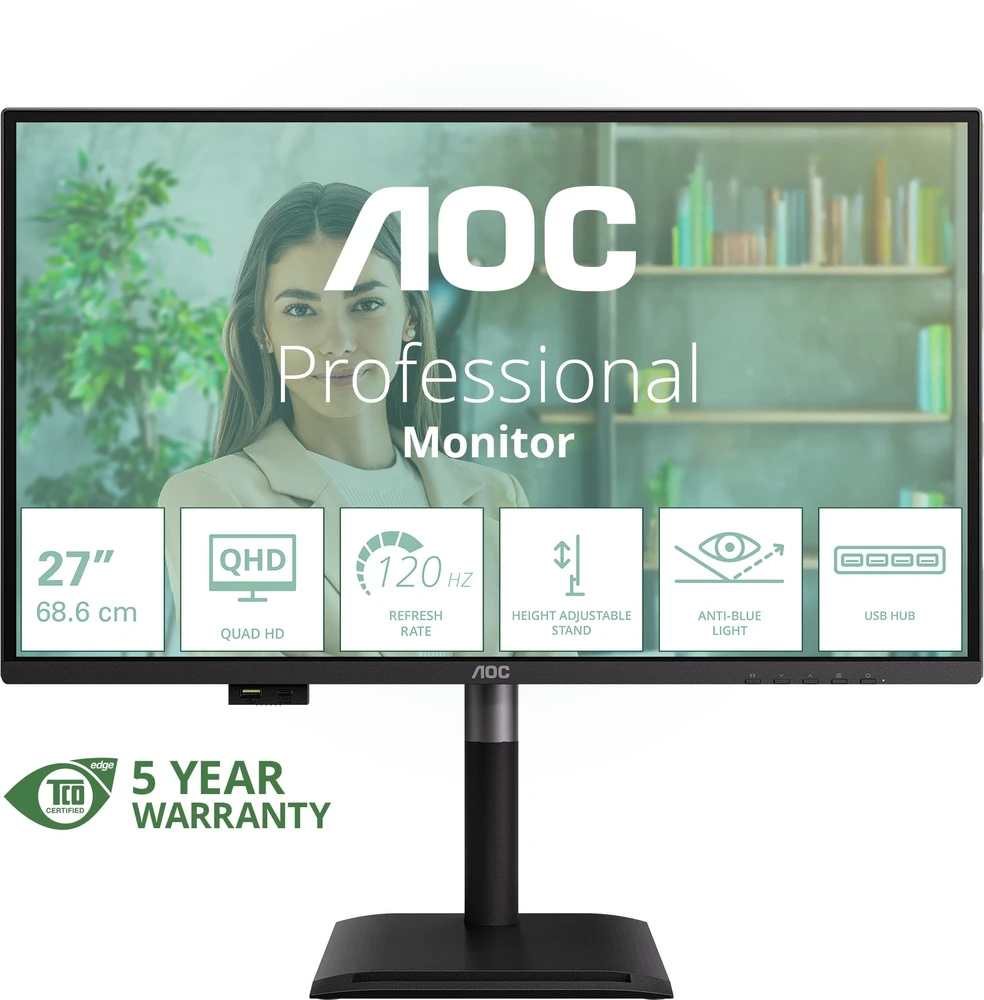 Monitorius AOC Q27P4U - 120Hz | QHD | IPS | 27"