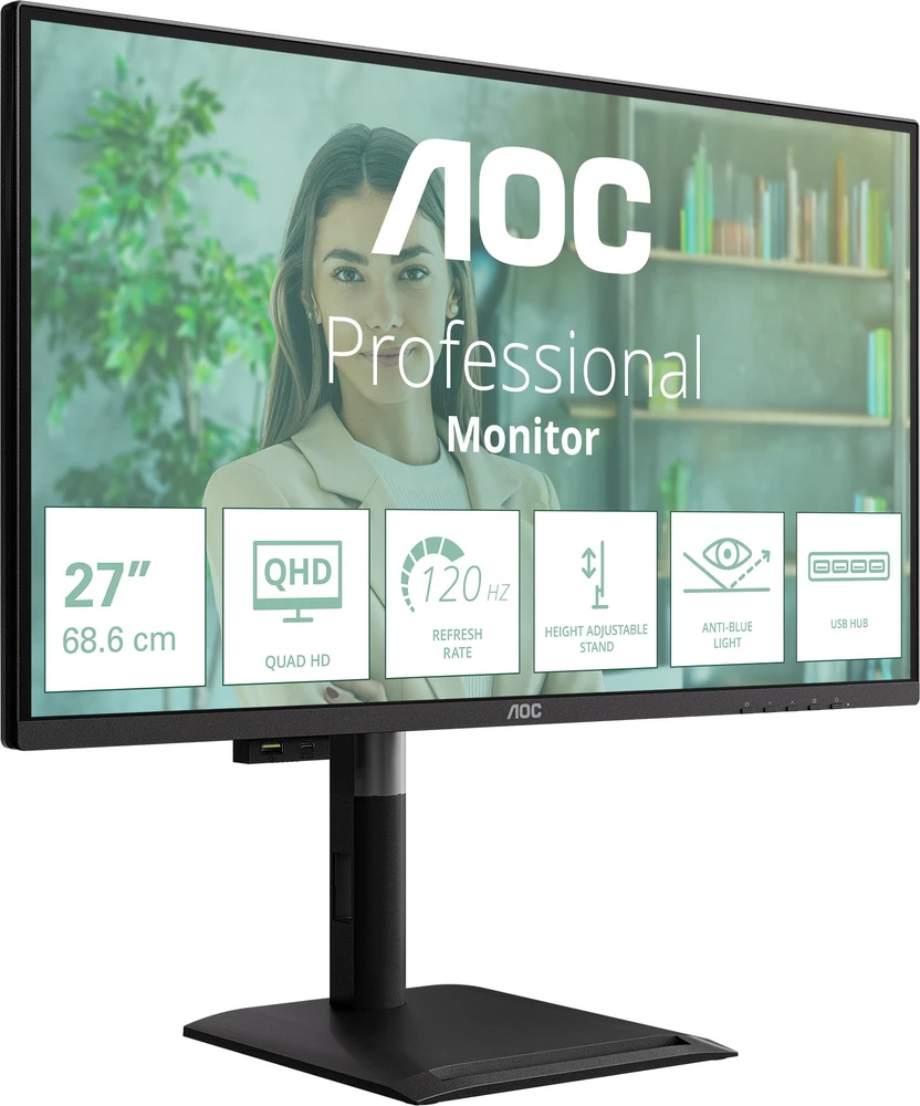 Monitorius AOC Q27P4U - 120Hz | QHD | IPS | 27"