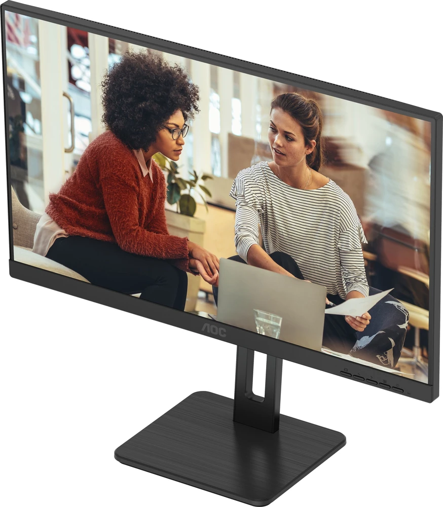 AOC U27E3UF 27inch IPS 3840x2160 Monitorius 4ms 16:9 2xHDMI DP USB Juodas