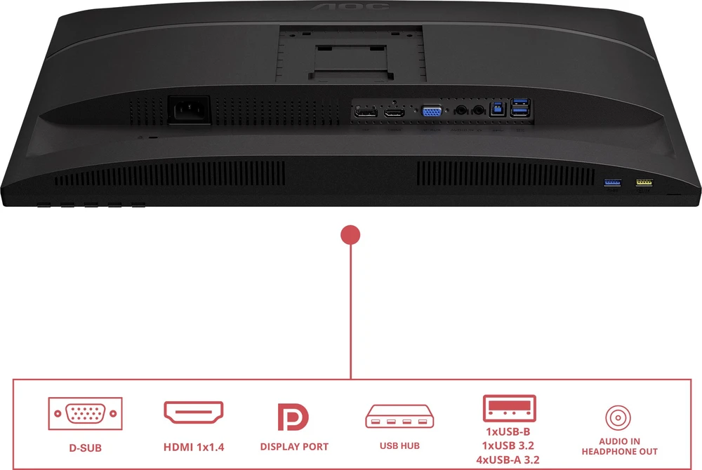 Monitorius AOC X24E4U - 100Hz | Full HD | IPS | 24"