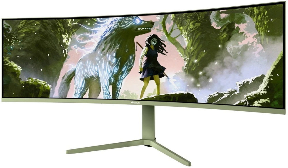 Monitorius Arozzi | Nova | 49 " | VA | 32:9 | 165 Hz | 4 ms | 5120 x 1440 pikselių | 350 cd/m² | HDMI jungtys quantity 2 | Forest Žalias