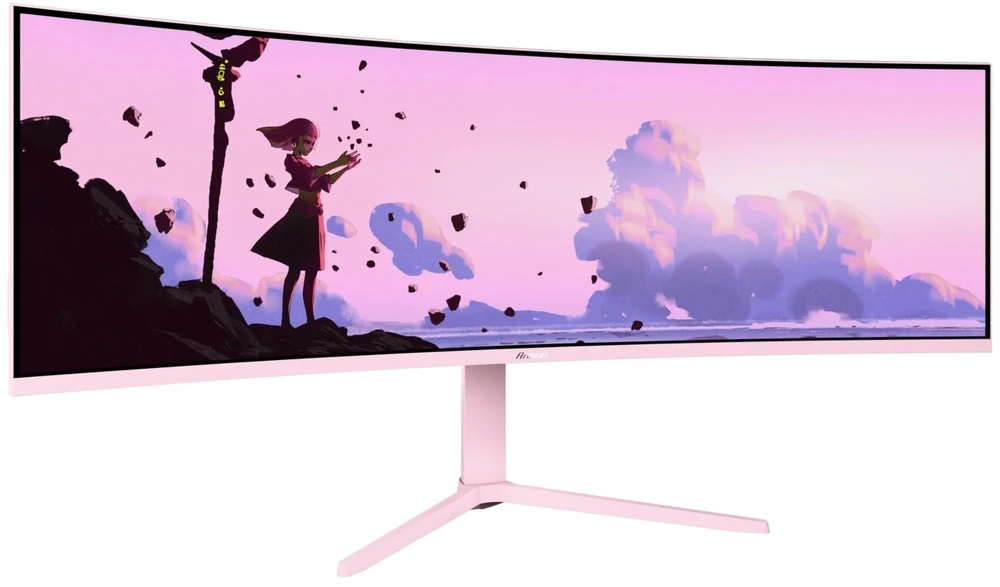 Monitorius Arozzi | Nova | 49 " | VA | 32:9 | 165 Hz | 4 ms | 5120 x 1440 pikselių | 350 cd/m² | HDMI jungtys quantity 2 | Rožinė
