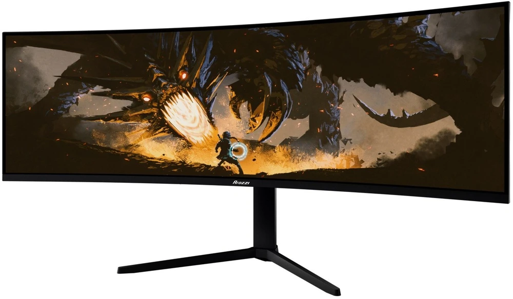 Monitorius Arozzi | Nova | 49 " | VA | 32:9 | 165 Hz | 4 ms | 5120 x 1440 pikselių | 350 cd/m² | HDMI jungtys quantity 2 | Juodas