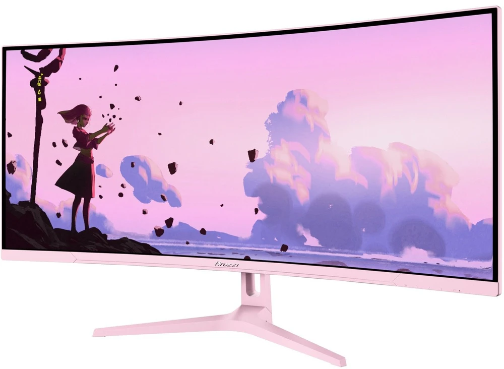 Monitorius Arozzi | Nova | 34 " | VA | UWQHD | 21:9 | 165 Hz | 1 ms | 3440 x 1440 pikselių | 350 cd/m² | HDMI jungtys quantity 2 | Rožinė