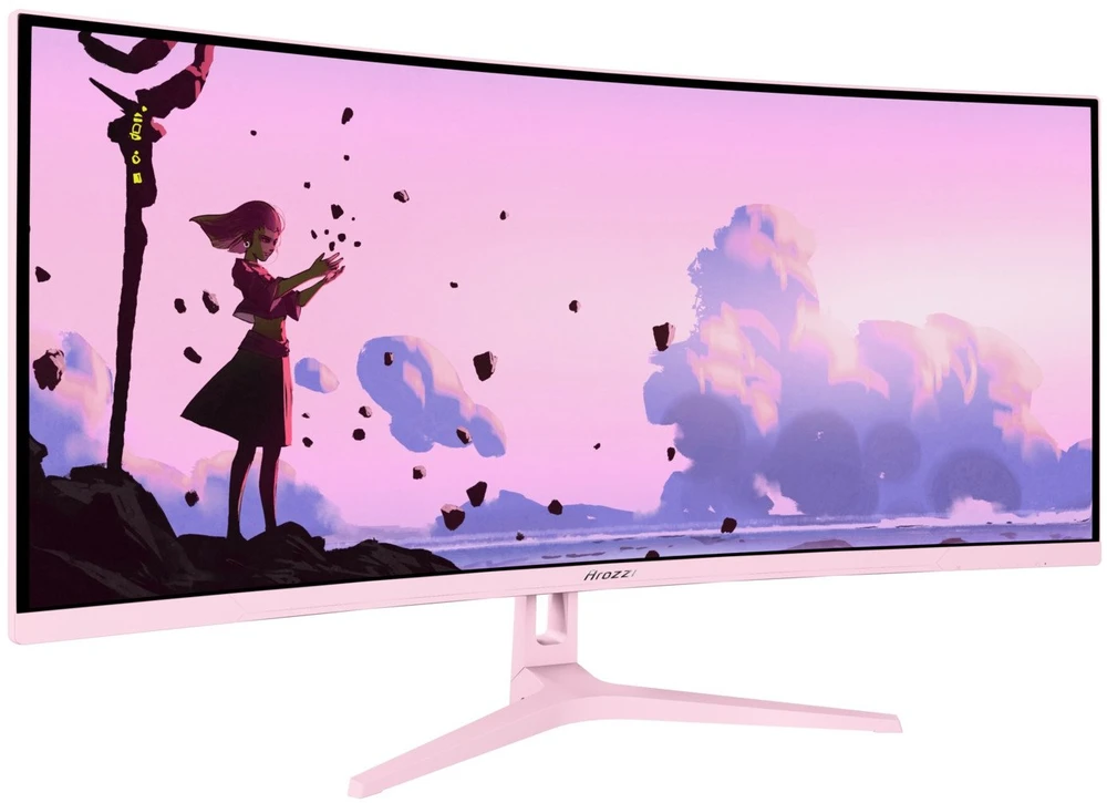 Monitorius Arozzi | Nova | 34 " | VA | UWQHD | 21:9 | 165 Hz | 1 ms | 3440 x 1440 pikselių | 350 cd/m² | HDMI jungtys quantity 2 | Rožinė