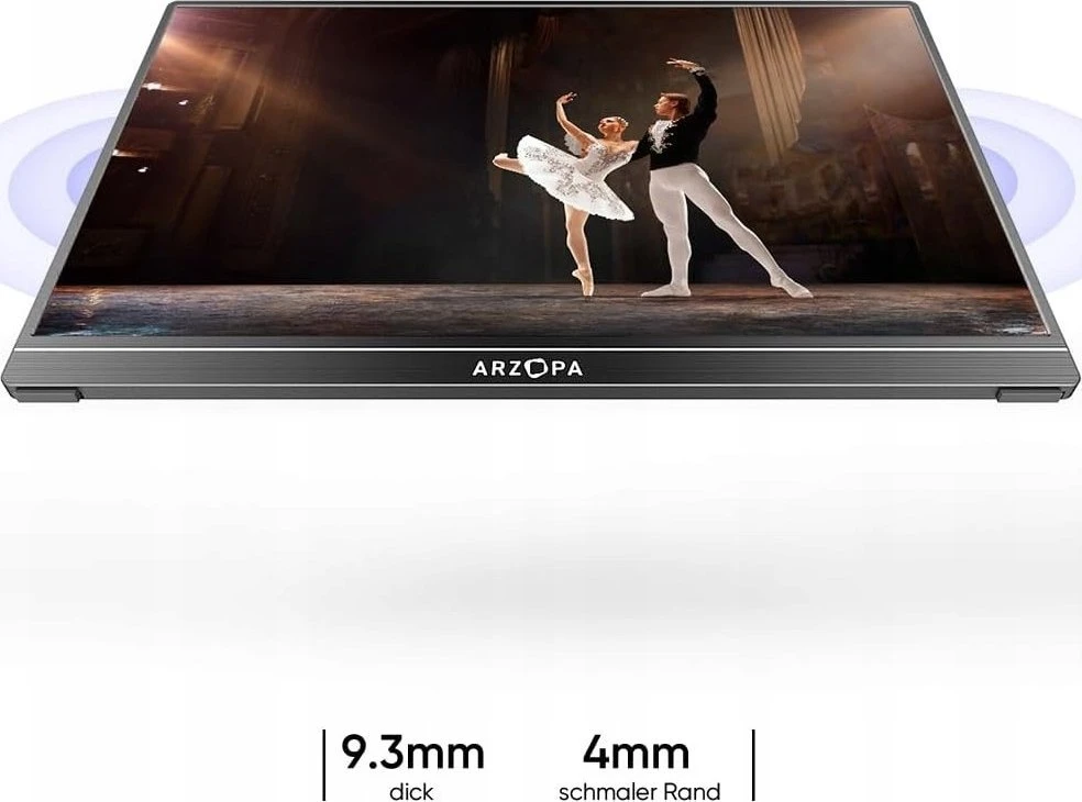 Arzopa nešiojamas monitorius A1 15.6"