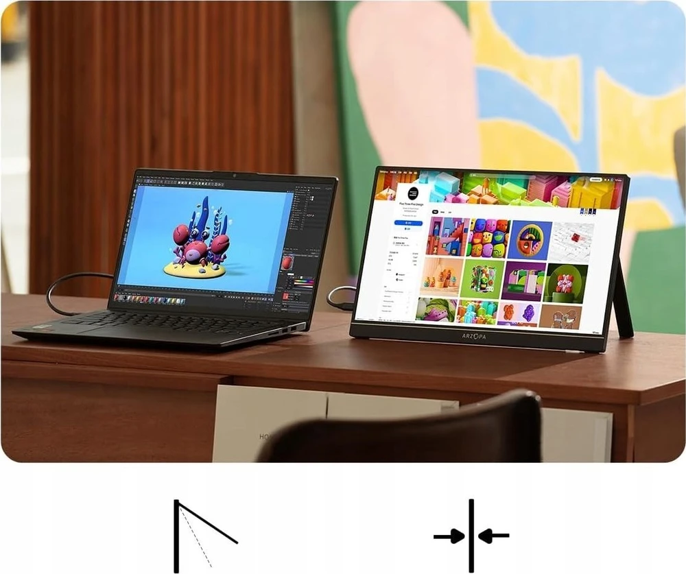 Arzopa nešiojamas monitorius A1 15.6"