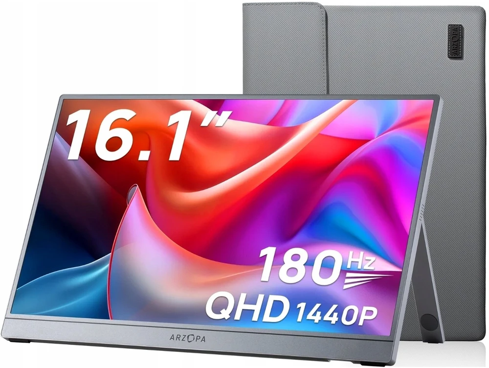 Nešiojamas monitorius Arzopa Z3FC, 16.1" 2.5K IPS, 180Hz, USB-C