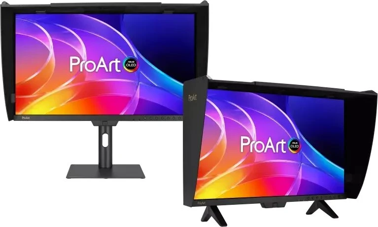 Monitorius ASUS ProArt Ekranas OLED PA27USD - 240Hz | 4K | QD-OLED | 26.5" | 1000nits | HDR400 | Thunderbolt 4 | USB-C PD 96W