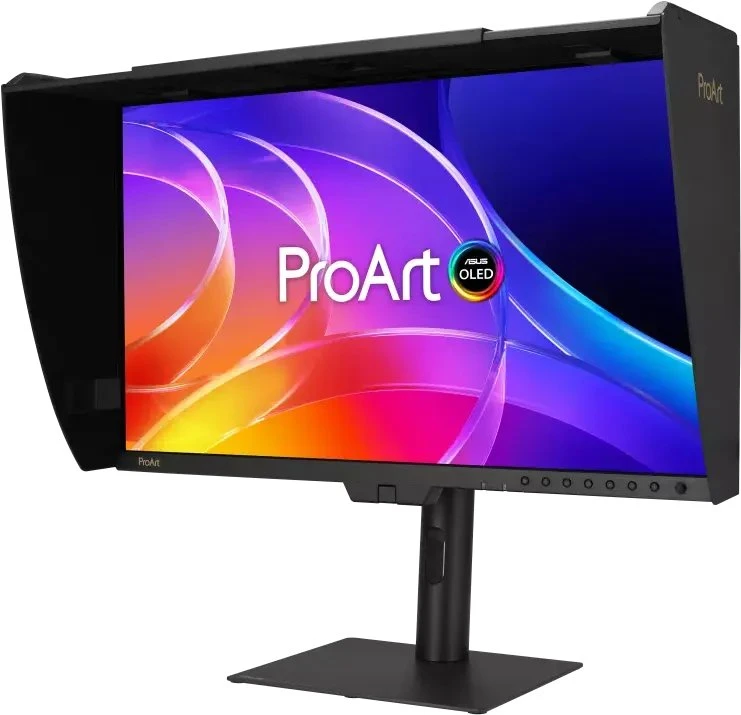Monitorius ASUS ProArt Ekranas OLED PA27USD - 240Hz | 4K | QD-OLED | 26.5" | 1000nits | HDR400 | Thunderbolt 4 | USB-C PD 96W