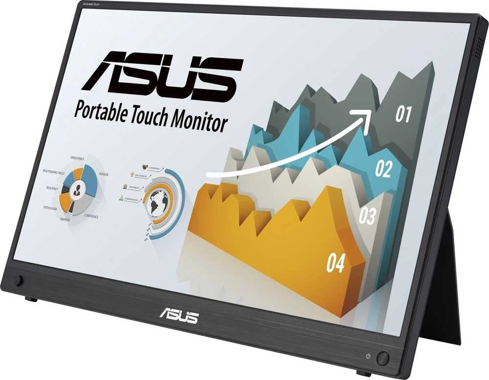 Monitorius ASUS ZenScreen Touch MB16AHT, 15,6", 1920x1080, 60Hz, IPS, 5ms