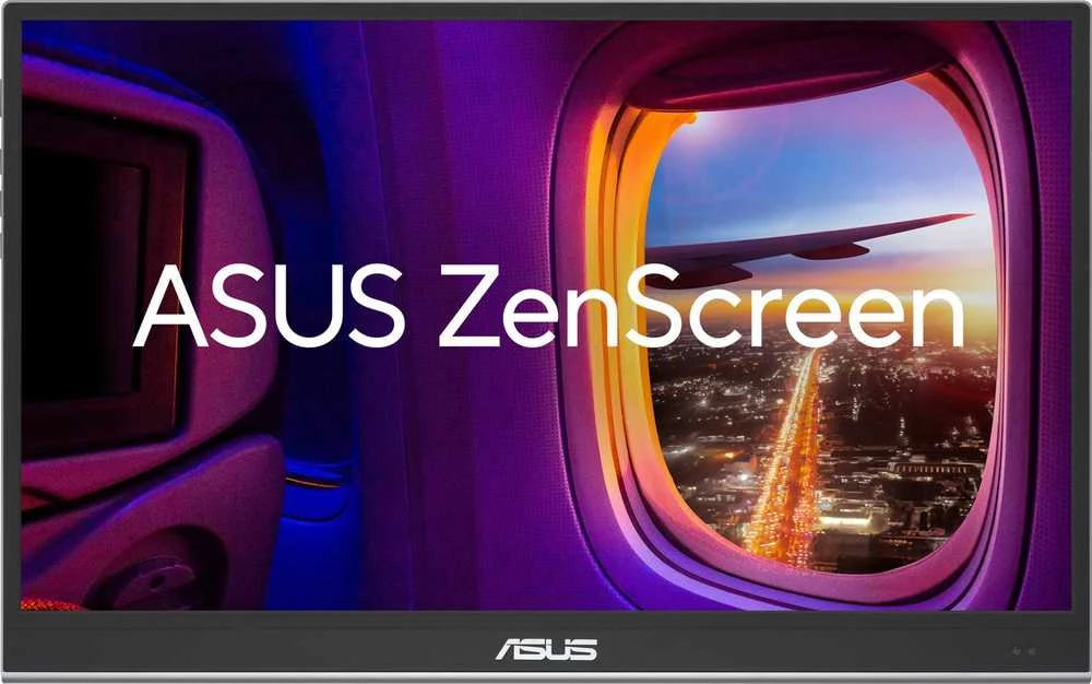 ASUS ZenScreen OLED MQ16AHE nešiojamas monitorius 15.6" FHD OLED 16:9 60Hz 400cd/m2 1ms HDMI USB-C Juodas+Gray