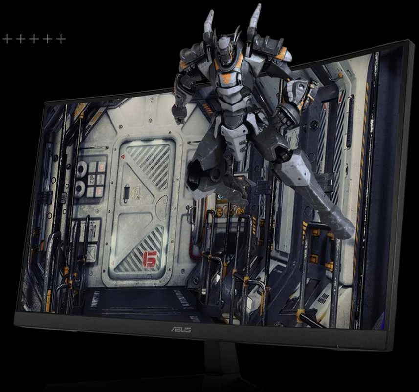 Monitorius ASUS TUF Gaming VG32WQ3B 31.5col. Fast VA WLED Curved 1500R QHD 16:9 180Hz 300cd/m2 0.5ms 2xHDMI DP 2x2W Garsiakalbiai Juodas