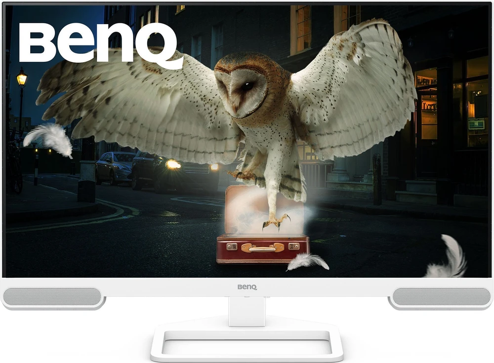 Monitorius BENQ EW2790U 27 colių 4K 95 P3 USB-C 65W USB šakotuvas su LBL+ treVolo SPK nuotolinio valdymo pultu