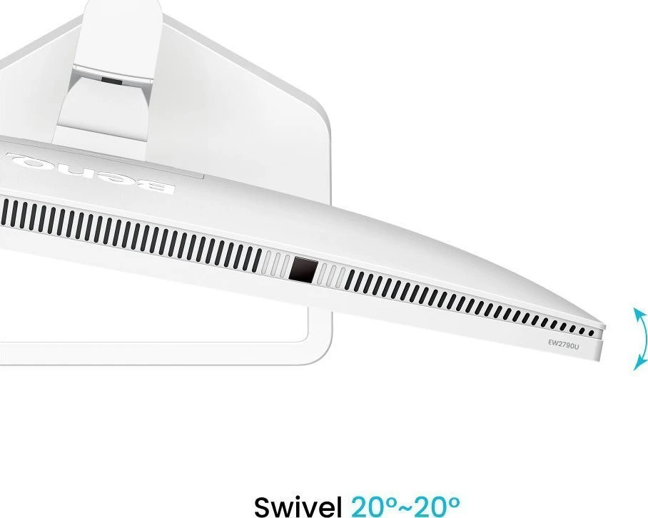 Monitorius BENQ EW2790U 27 colių 4K 95 P3 USB-C 65W USB šakotuvas su LBL+ treVolo SPK nuotolinio valdymo pultu