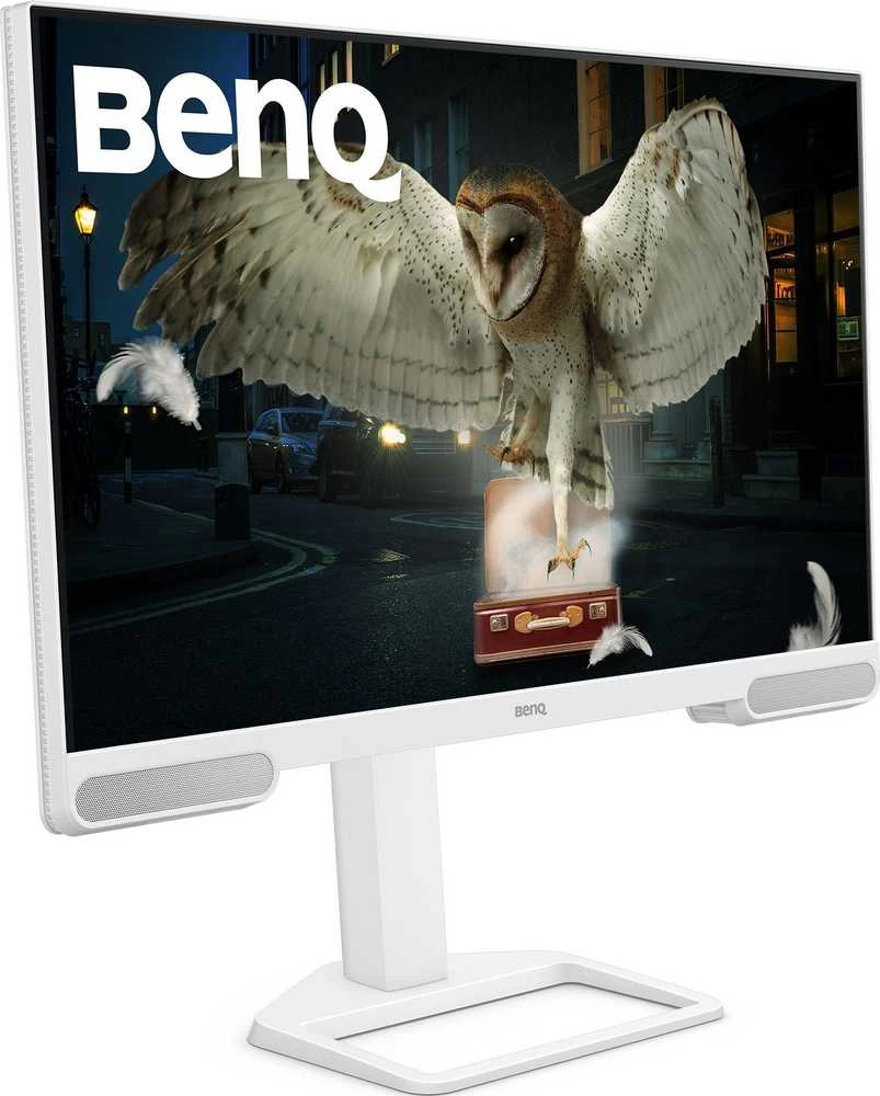 Monitorius BENQ EW2790U 27 colių 4K 95 P3 USB-C 65W USB šakotuvas su LBL+ treVolo SPK nuotolinio valdymo pultu